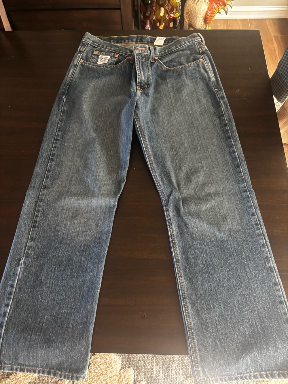 Cinch Men's Dark Blue Bootcut Jeans